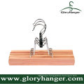 Wholesale Home Cedar Wood Skirt Hanger with Matel Hook